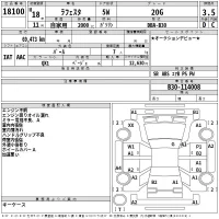 Nissan LAFESTA лот № 18100 оценка 3.5  с аукциона в Японии 2