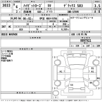 Daihatsu HIJET VAN лот № 3033 оценка 3.5  с аукциона в Японии 2