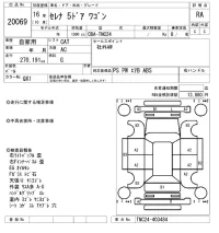Nissan SERENA лот № 20069 оценка RA  с аукциона в Японии 4