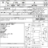 Toyota PRIUS лот № 75 оценка 3.5  с аукциона в Японии 2
