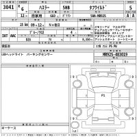 Suzuki HUSTLER лот № 3041 оценка 5  с аукциона в Японии 2