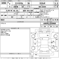 Daihatsu TANTO лот № 3090 оценка 3.5  с аукциона в Японии 2