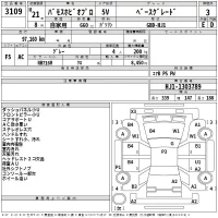 Honda VAMOS лот № 3109 оценка 3  с аукциона в Японии 2