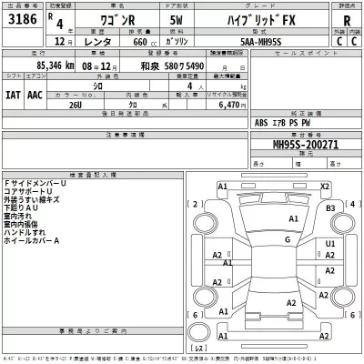 Suzuki WAGON R  с аукциона в Японии