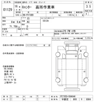 Mitsubishi CANTER лот № 1129 оценка 3.5  с аукциона в Японии 10
