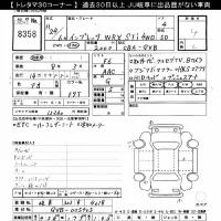 Subaru IMPREZA лот № 8358 оценка 3  с аукциона в Японии 8