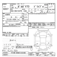 Volvo V70 лот № 6007 оценка 3.5  с аукциона в Японии 3