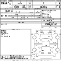 Toyota ROOMY лот № 70068 оценка 3.5  с аукциона в Японии 2
