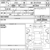 Subaru CHIFFON лот № 3357 оценка 4.5  с аукциона в Японии 2