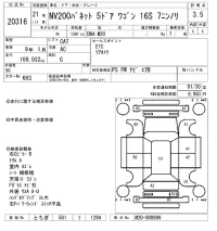 Nissan NV200 лот № 20316 оценка 3.5  с аукциона в Японии 4