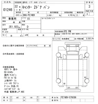 Mitsubishi CANTER лот № 1246 оценка 3  с аукциона в Японии 10