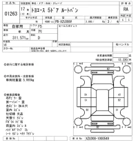 Toyota TOYOACE лот № 1263 оценка RA  с аукциона в Японии 10
