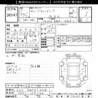 Nissan CUBECUBIC лот № 30147 оценка 3  с аукциона в Японии 8