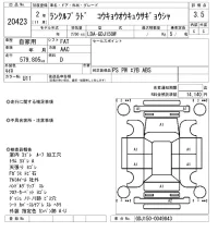 Toyota LAND CRUISER PRADO лот № 20423 оценка 3.5  с аукциона в Японии 4