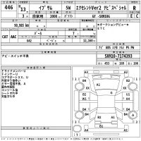 Toyota IPSUM лот № 446 оценка R  с аукциона в Японии 2