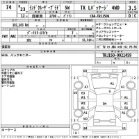 Toyota LAND CRUISER PRADO лот № 74 оценка 3.5  с аукциона в Японии 2