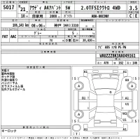 Audi A4 лот № 5017 оценка 3.5  с аукциона в Японии 2