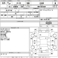 Toyota AURIS лот № 125 оценка R  с аукциона в Японии 2
