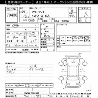 Mitsubishi OUTLANDER лот № 70430 оценка R  с аукциона в Японии 7