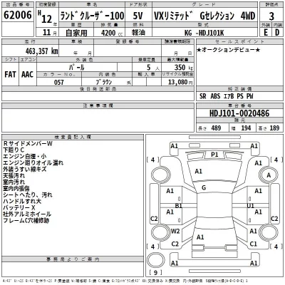Toyota LAND CRUISER  с аукциона в Японии