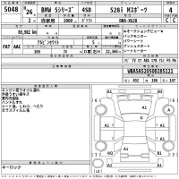 BMW 5-Series лот № 5048 оценка 4  с аукциона в Японии 2