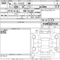 Renault TWINGO лот № 5004 оценка 5  с аукциона в Японии 2
