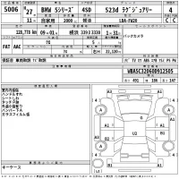 BMW 5-Series лот № 5006 оценка 4  с аукциона в Японии 2