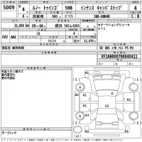 Renault TWINGO лот № 5009 оценка 4  с аукциона в Японии 2