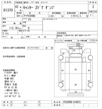 Mitsubishi CANTER лот № 1370 оценка 3  с аукциона в Японии 9