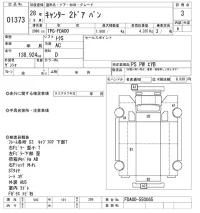 Mitsubishi CANTER лот № 1373 оценка 3  с аукциона в Японии 9