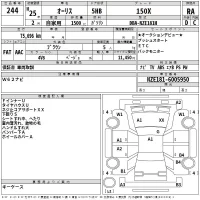 Toyota AURIS лот № 244 оценка RA  с аукциона в Японии 2