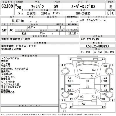 Nissan CARAVAN VAN  с аукциона в Японии