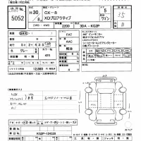 Mazda CX-8 лот № 5052 оценка 3.5  с аукциона в Японии 8
