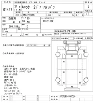 Mitsubishi CANTER лот № 1447 оценка 3  с аукциона в Японии 10