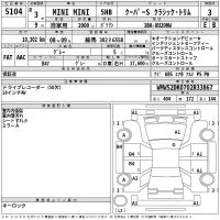 BMW MINI лот № 5104 оценка 3  с аукциона в Японии 2