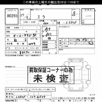 Daihatsu MIRA лот № 80265 оценка ***  с аукциона в Японии 3