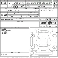 Mercedes-Benz C CLASS лот № 5113 оценка 4.5  с аукциона в Японии 2