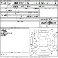 BMW MINI лот № 5116 оценка R  с аукциона в Японии 2