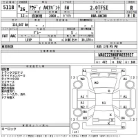 Audi A4 лот № 5118 оценка R  с аукциона в Японии 2