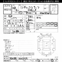 Toyota HILUX SURF лот № 60218 оценка 3.5  с аукциона в Японии 8