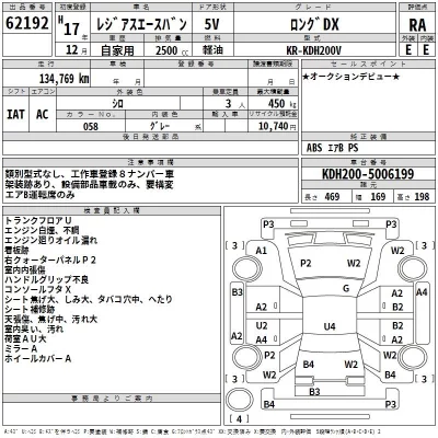 Toyota REGIUS ACE VAN  с аукциона в Японии