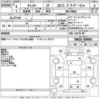 Mitsubishi CANTER лот № 63502 оценка 3  с аукциона в Японии 2