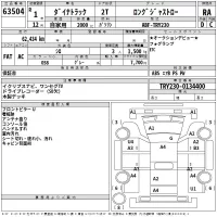 Toyota DYNA лот № 63504 оценка RA  с аукциона в Японии 2
