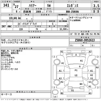 Toyota HARRIER лот № 341 оценка 3.5  с аукциона в Японии 2