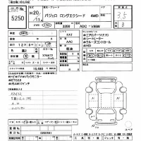 Mitsubishi PAJERO лот № 5250 оценка 3.5  с аукциона в Японии 8