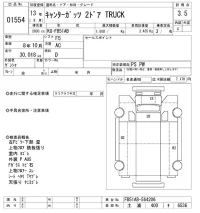Mitsubishi CANTER лот № 1554 оценка 3.5  с аукциона в Японии 10