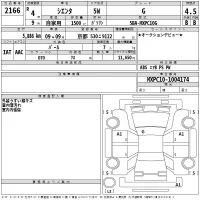Toyota SIENTA лот № 2166 оценка 4.5  с аукциона в Японии 2