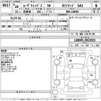 Daihatsu MOVE CANBUS лот № 4017 оценка R  с аукциона в Японии 2