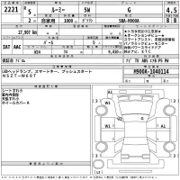 Toyota COROLLA AXIO лот № 2221 оценка 4.5  с аукциона в Японии 2