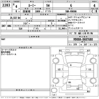 Toyota ROOMY лот № 2283 оценка 4  с аукциона в Японии 2